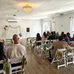 Banquet Hall OC - Wedding ceremony set up