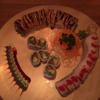 Talay Chicago - Middle: Salmon Avocado;    Right: Snow White;     Top: Godzilla - Thai Near Me - Chicago, Illinois