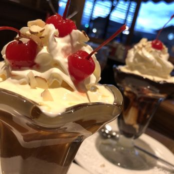 Ruby's Diner - The Itsy Bitsy Sundaes!!! The service is here awesome! Amber is the best server - she literally put all those cherries on that sundae! - Burgers Near Me - Anaheim, California Ruby's Diner - The Itsy Bitsy Sundaes!!! The service is here awesome! Amber is the best server - she literally put all those cherries on that sundae! - Burgers Near Me - Anaheim, California