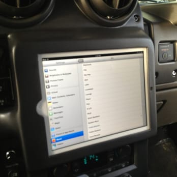 Affliction Car Audio - iPad..... custom fiber-glassed in Hummer H2. - Car Stereo Installation Near Me - Columbus, Ohio