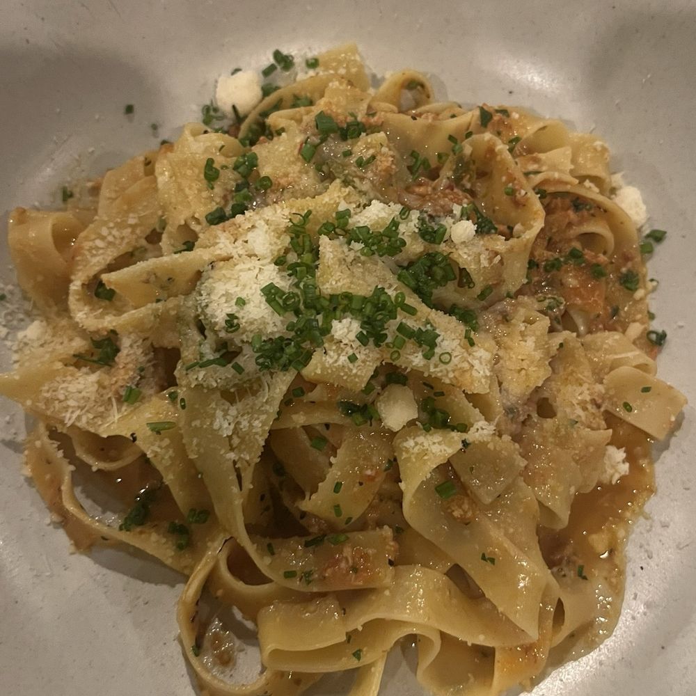 Chicken and 'nduja fettuccine Chicken and 'nduja fettuccine