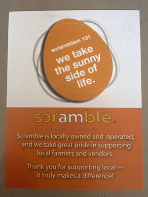 Scramble, a breakfast & lunch joint by null