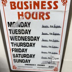 New hours