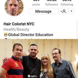 Julie Ann's Salon - Training w New York's world renowned colorist Thomas Everett