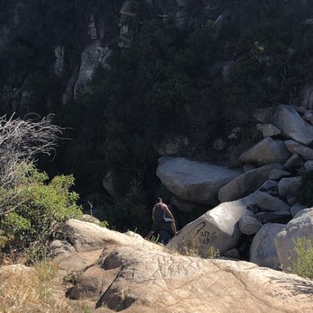 Ortega Falls - The finger pointed the way...keep right - Hiking Near Me - Lake Elsinore, California