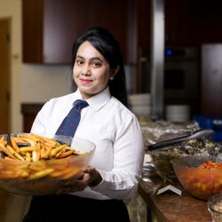The Key Room - Our team provides service for a seasonal buffet or a plated dinner.