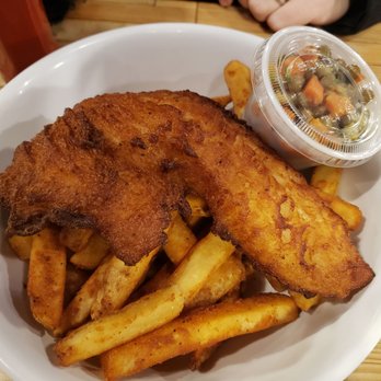 Hooked Market & Kitchen - Fish n chips haddock - Seafood Near Me - Latham, New York Hooked Market & Kitchen - Fish n chips haddock - Seafood Near Me - Latham, New York