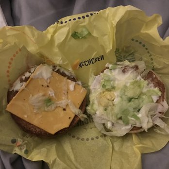 McDonald's - Worse McDonald's I've ever been too! Food is cold, messed up my order 3 times and didn't even have a piece of chicken in my "McChicken." - Burgers Near Me - Kentwood, Michigan McDonald's - Worse McDonald's I've ever been too! Food is cold, messed up my order 3 times and didn't even have a piece of chicken in my "McChicken." - Burgers Near Me - Kentwood, Michigan