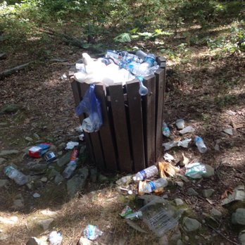Bushkill Falls - Trash can one :( - Tours Near Me - Bushkill, Pennsylvania