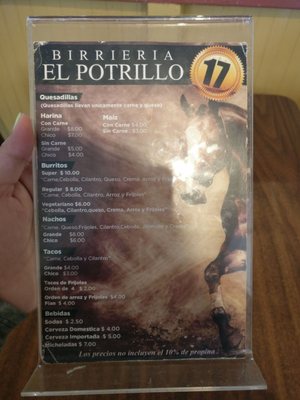 Menu photo 7 El Potrillo Restaurant & Bar Oakland, CA Menu photo 7 El Potrillo Restaurant & Bar Oakland, CA