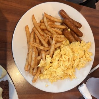 Mix Huevos - Eggs with sausage and fries!! - Breakfast & Brunch Near Me - San Jose, California