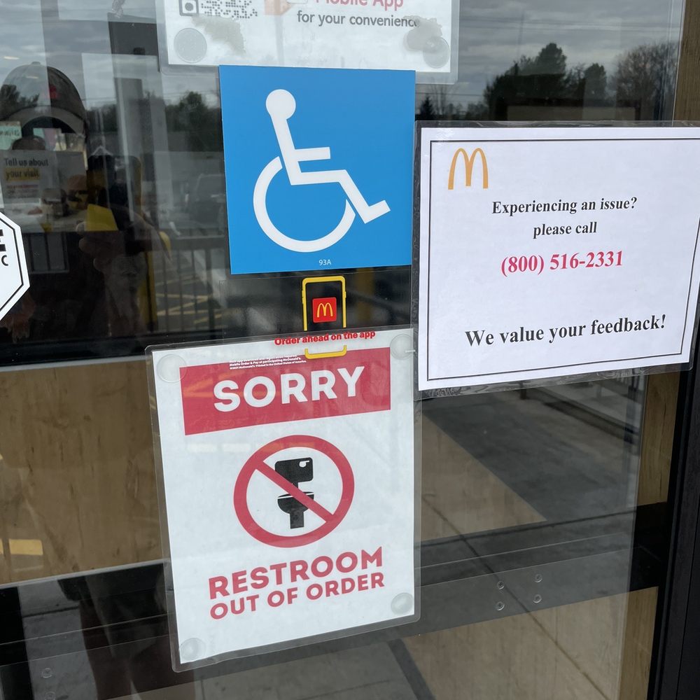 McDonald's - Restroom closed - Fast Food Near Me - New Hope, Pennsylvania McDonald's - Restroom closed - Fast Food Near Me - New Hope, Pennsylvania