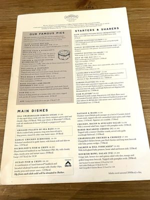 Menu photo 1 The St George's Tavern London, XGL