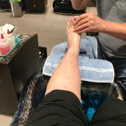 COCO Nails - Getting calluses worked over!!!