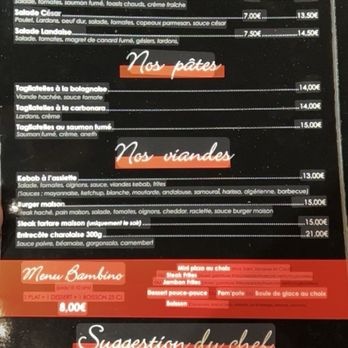 Les Bretelles - Menu - Pizza Near Me - Thue et Mue, 14