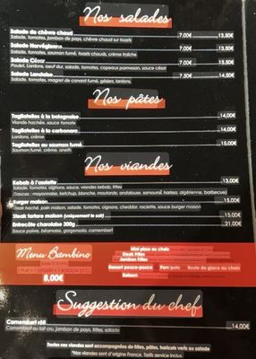 Menu photo 2 Les Bretelles Thue et Mue, 14