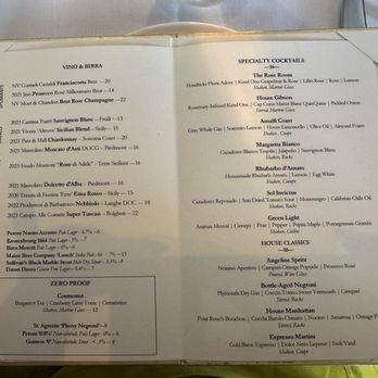 Angeline - Wine by the Glass, Beer, Mocktail, and Cocktail Menu - Italian Near Me - Buffalo, New York