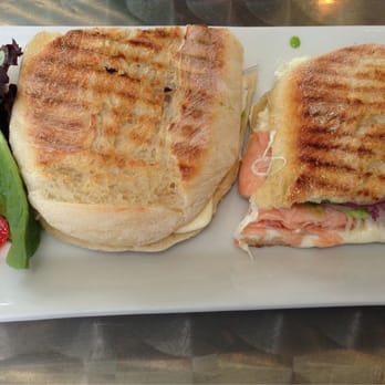 Panino Rustico - smoked salmon panini - Italian Near Me - Brooklyn, New York