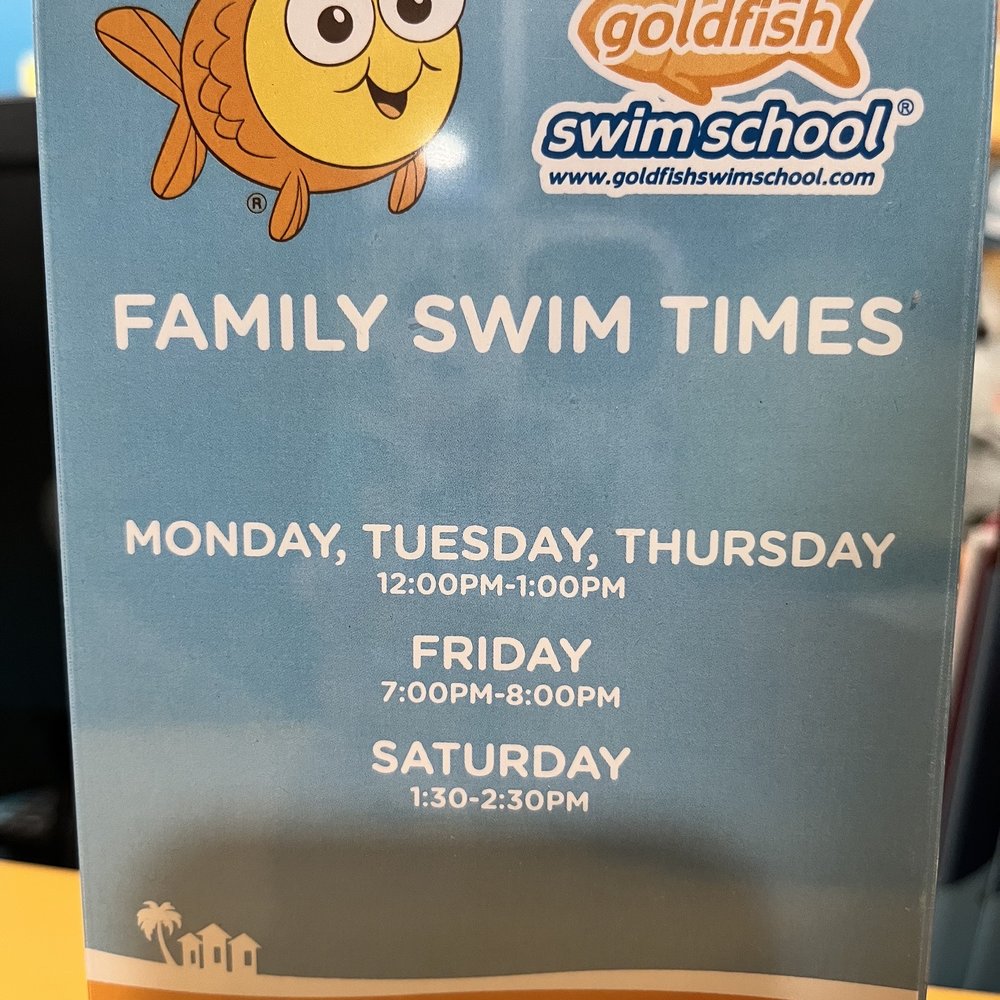 Goldfish Swim School - Plainfield - Family swim times are free for members on Monday, Tuesday, and Thursday. - Swimming Lessons/Schools Near Me - Plainfield, Illinois