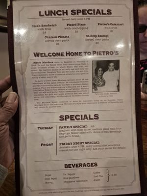 Pietro's No. 1 by null