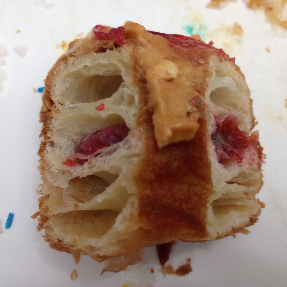 Holey Confections - Inside the PB&J cronut. - Donuts Near Me - Ottawa, Ontario Holey Confections - Inside the PB&J cronut. - Donuts Near Me - Ottawa, Ontario
