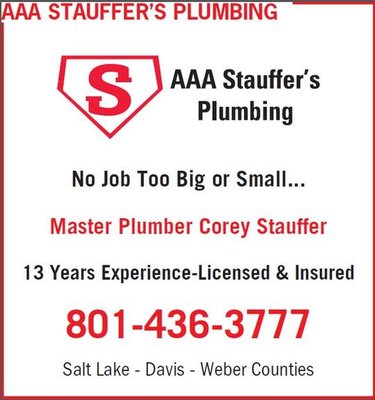 Stauffers Plumbing Logo