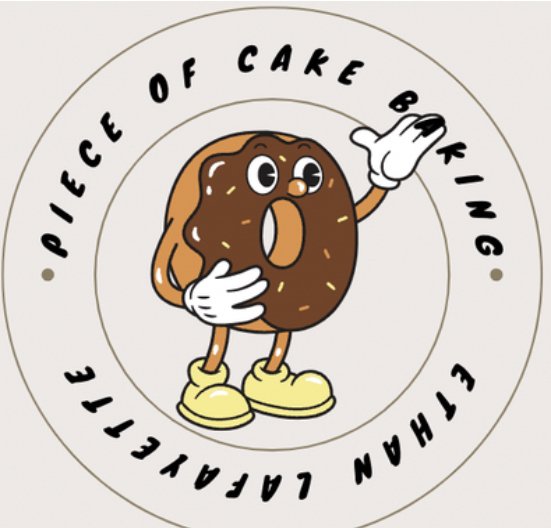 PIECE OF CAKE BAKING Logo