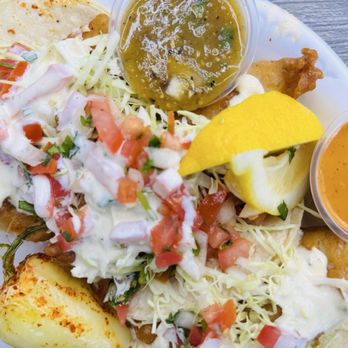 Miches De La Baja - Fish and Shrimp Tacos - Seafood Near Me - Lake Elsinore, California