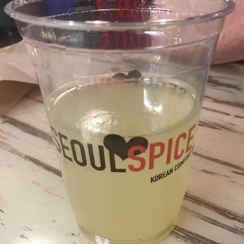 SeoulSpice - Yuzu honey lime tea. Tastes like lavender lemonade. Very good. - Korean Near Me - Washington, DC, District of Columbia