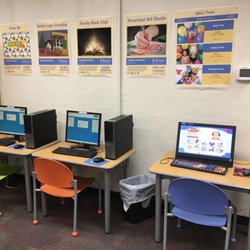 Kids computers and early literacy station.