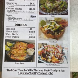 Crazy Taquitos - Menu