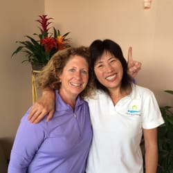 Ocean Village Massage - Gyna's Number One customers returns for a Reflexology Session. Sheila came in the day the business opened. Great Client!