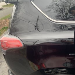 Replacement tail light and fixed and buffed piece
