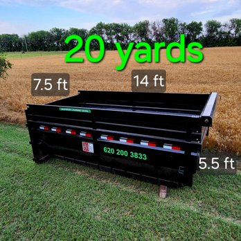 Fill Up Dumpsters - 20 yard dumpster dimensions - Dumpster Rental Near Me - Andale, Kansas