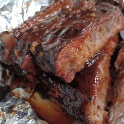 Two Neanderthals Smokin' Bbq