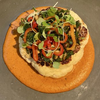 Juniper and Ivy - Cauliflower steak - New American Near Me - San Diego, California Juniper and Ivy - Cauliflower steak - New American Near Me - San Diego, California