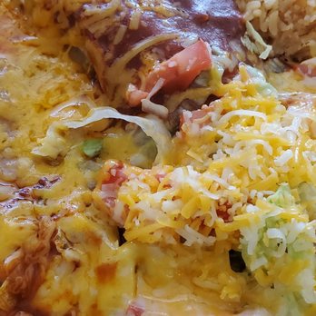 Mi Pueblo - Combination plat; tamale, enchilada rice and beans - Mexican Near Me - Menifee, California