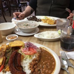 Sabor Latino Restaurant - Bisteck Saltado and Sabor Latino Plate