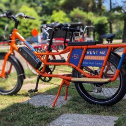 Blue Star Barns - Coffee & Bikes - Took this one to Saugatuck's Music In The Park this Wednesday! So fun and easy peasy parking