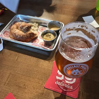 Ballast Point - Pretzel and my first Spruce Tip Sculpin - Brewpubs Near Me - Anaheim, California