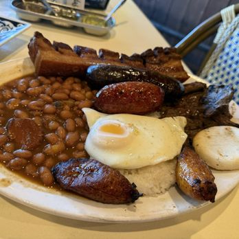 Mi Pueblo - Bandeja paisa with carne asada. - Colombian Near Me - Miami, Florida