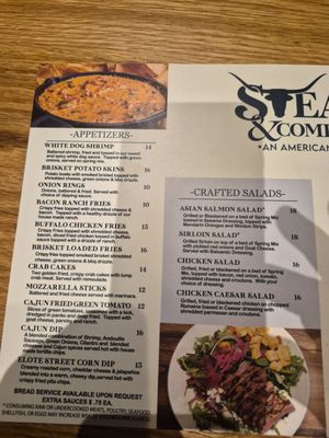 Menu photo 8 Steak & Company West Point, GA