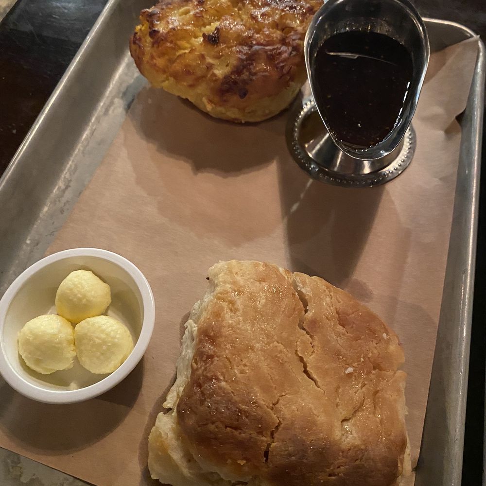 Wild Honey BBQ - Biscuit and cornbread combo - Smokehouse Near Me - Atlantic City, New Jersey