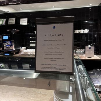 Oneworld Business Lounge - LAX - Dining Options at Dinner Time - Airport Lounges Near Me - Los Angeles, California