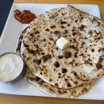 Indian Curry House - Aloo Paratha - yum yum yum!! - Indian Near Me - Banff, Alberta