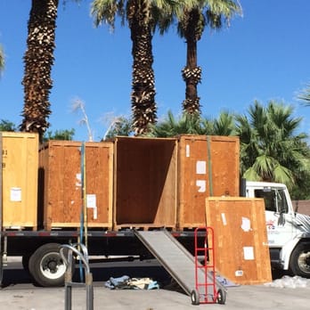 Capitol North American - four trucks like this for a total of 16! storage crates :) CNA took great care of the storage if our home - Movers Near Me - Las Vegas, Nevada
