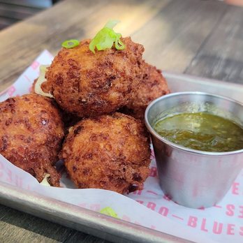 Smoke Daddy - Pimento Cheese Hush Puppies - Barbeque Near Me - Chicago, Illinois Smoke Daddy - Pimento Cheese Hush Puppies - Barbeque Near Me - Chicago, Illinois