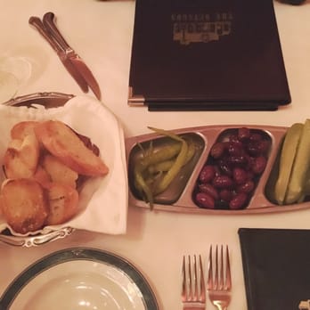 The Octagon Restaurant - Garlic bread with some pickles!!! So good! - Steakhouses Near Me - Thornhill, Ontario The Octagon Restaurant - Garlic bread with some pickles!!! So good! - Steakhouses Near Me - Thornhill, Ontario