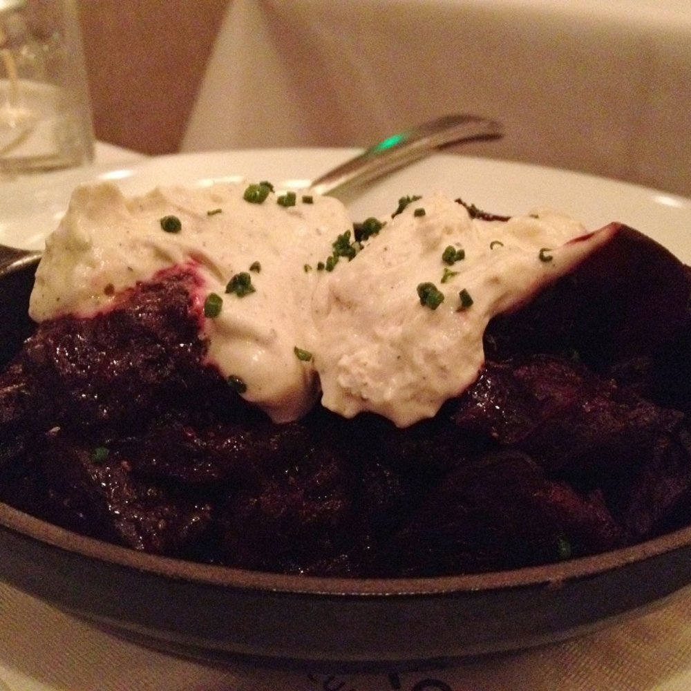 Dio Deka - Beets roasted in mesquite embers, horseradish - Greek Near Me - Los Gatos, California Dio Deka - Beets roasted in mesquite embers, horseradish - Greek Near Me - Los Gatos, California