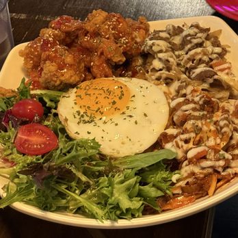 Kong Pocha - KONGbination (Rice box) with Curry add-on - Korean Near Me - Columbia, Maryland